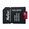 Фото  Micro SecureDigital 32GB Netac MicroSD card P500 Extreme Pro, retail version w/SD adapter [NT02P500PRO-032G-R]