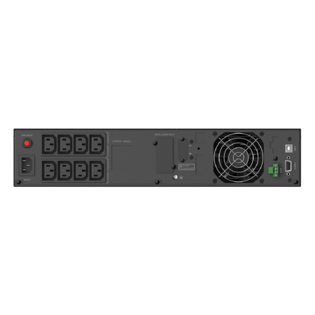 Фото  ИБП CBR PULSE PLS-1500 RT [Line Interactive Smart 1500 VA / 1350 W, Rack/Tower, 8 x C13, LCD, HID-USB, RS232, EPO, SNMP slot] (PLS-1.5KRT-8I-LCHERSC)