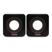 Фото  Exegate EX287050RUS Акустическая система 2.0 ExeGate Disco 160 (питание USB, 2х3Вт (6Вт RMS), 100-20000Гц, черный)