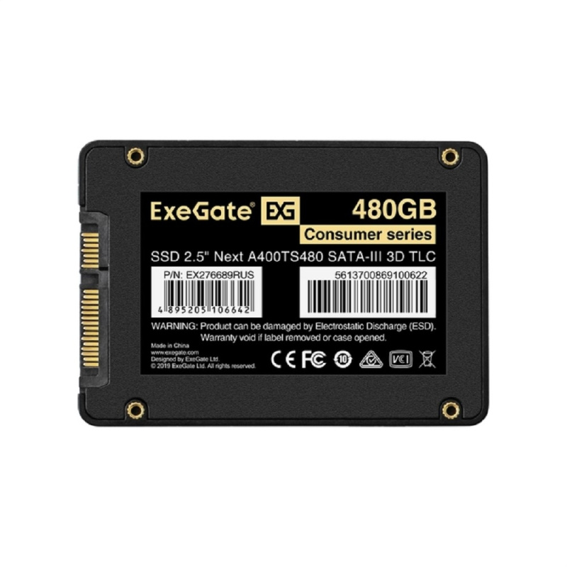 Фото  ExeGate SSD 480GB Next EX276689RUS {SATA3.0}