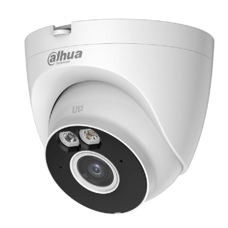 Фото  DAHUA DH-IPC-T3AP-PV-0280B Уличная турельная IP-видеокамера Smart Dual Light 3Мп, 1/2.8” CMOS, объектив 2.8мм, видеоаналитика, ИК 30м, LED 30м, микроф