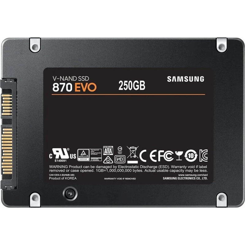 Фото  Samsung SSD 250Gb 870 EVO MZ-77E250B/AM