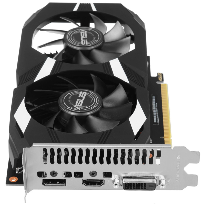 Фото  Видеокарта ASUS GeForce RTX3050 Dual OC Edition 6GB GDDR6 96Bit DP/DVI/HDMI (DUAL-RTX3050-O6G) RTL