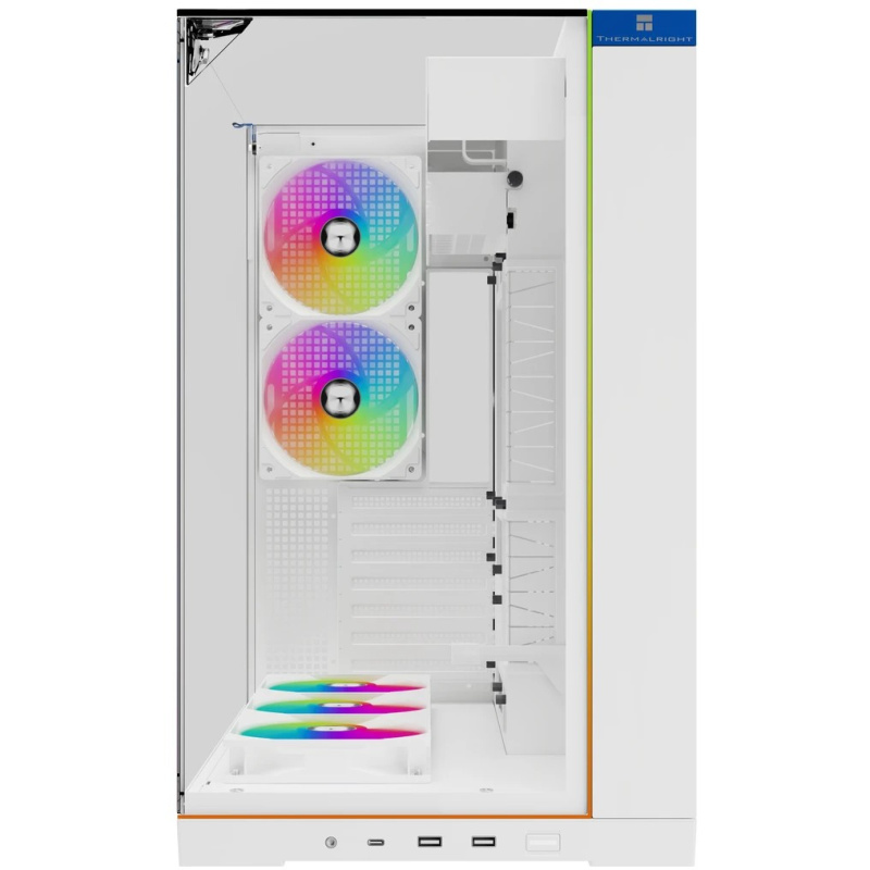Фото  Thermalright Корпус TR-A70 ARGB White FAN5-C / TG / 5 x120mm ARGB PWM Fans / ARGB Strip / USB TYPE-C / ATX  / TRA70AF5CW