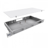 Фото  NTSS Кросс NTSS оптический 19'' укомплектованный 1U, 24 порта SC/APC, 9/125 мкм (планки, сплайс-кассета, пигтейлы, КДЗС, адаптеры) серый RAL 7035 NTSS