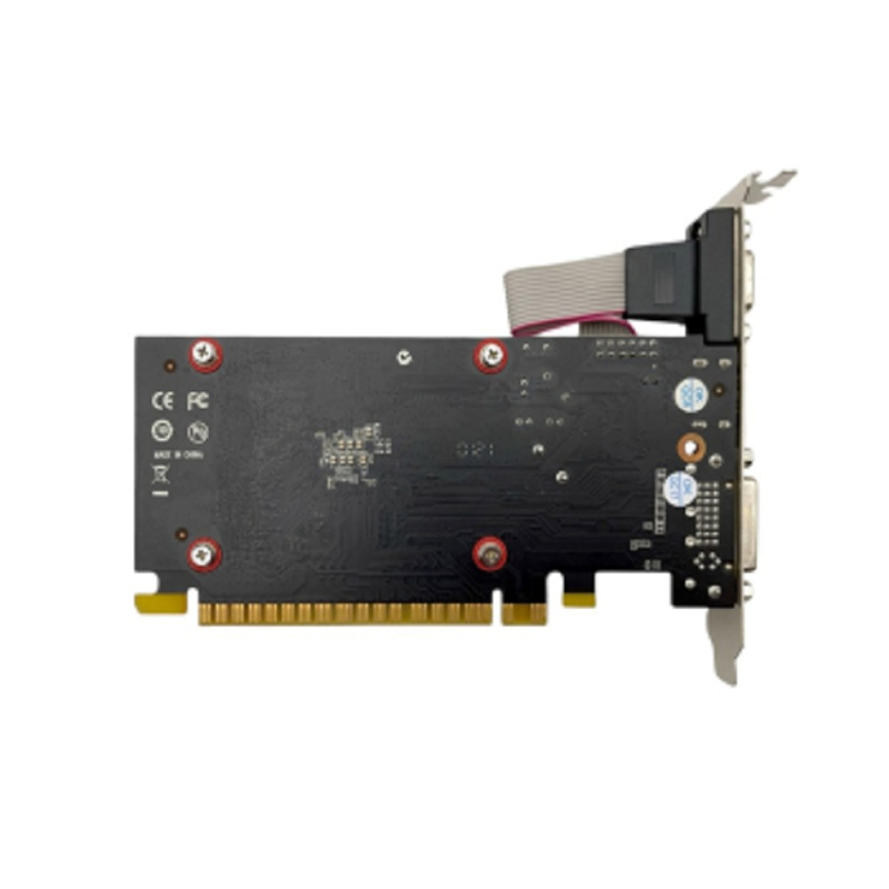 Фото  Видеокарта CBR GT710 2Gb DDR3, 64bit, 954Mhz, 1*HDMI + 1*DVI + 1*VGA, 29W, Ret [VGA-STX710-2G-RTL]