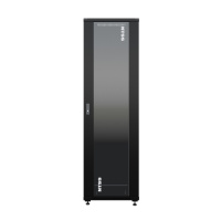 Фото  NTSS Шкаф напольный универсальный серверный NTSS R 18U 600х600мм, 4 профиля 19, двери стекло и сплошная металл, боковые стенки съемные, регулируемые о
