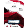 Фото  Kingston SSD NV3, 500GB, M.2(22x80mm), NVMe, PCIe 4.0 x4, 3D TLC SNV3S/500G