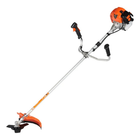 Фото  Бензотриммер PATRIOT PT 443 The One (1+1) [250108443] { раб. объем 43сс, 2,5 л.с., "велосипедная" рукоятка,  катушка с леской ,3-х лопастной  нож (255