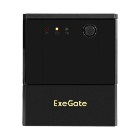 Фото  Exegate EX299784RUS ИБП ExeGate Power NB-2000.LED.AVR.4SH.USB (2000VA/1200W, LED, AVR, 4*Schuko, USB, батарея 12V 9Ah - 2 шт., металлический корпус, B