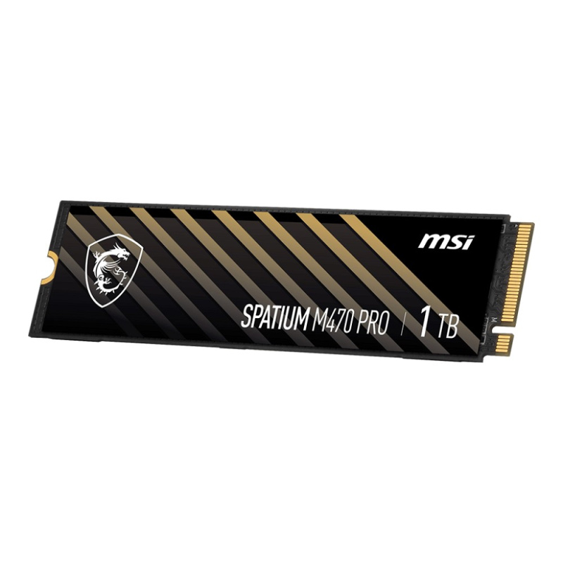 Фото  Твердотельный накопитель SSD MSI M.2 2280 1TB SPATIUM M470 PRO Client SSD S78-440L0J0-P83, PCIe Gen4x4 with NVMe