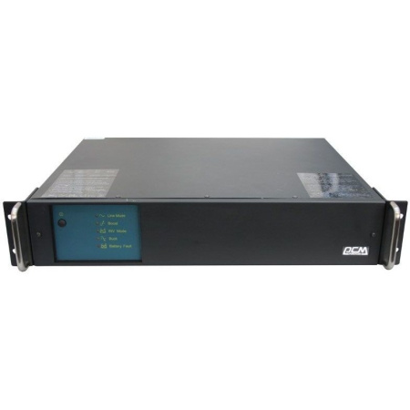 PowerCom King Pro RM KIN-1200AP LCD (2U) ИБП {Line-Interactive  1200VA 960W  Rack  6х С13  Serial+US