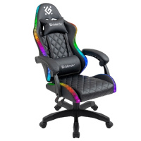 Фото  Игровое кресло Energy Черный,RGB,класс 4,PU DEFENDER (64559)