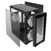 Фото  Ginzzu B175  2*USB 2.0,AU передняя и боковая панель стекло