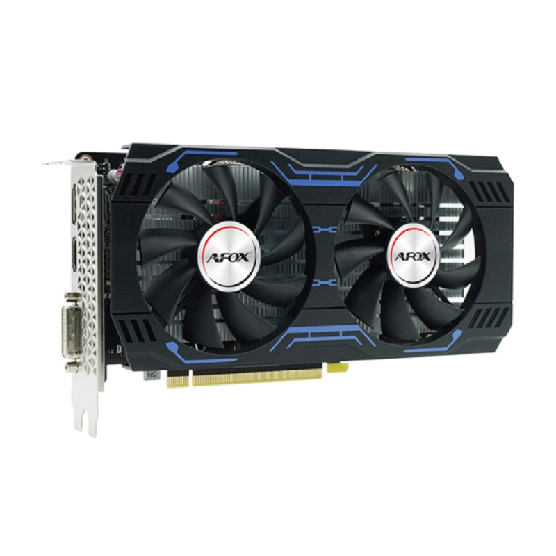 Фото  Видеокарта AFOX GTX1660TI 6GB GDDR6 192Bit DP/DVI/HDMI ATX Dual Fan (AF1660TI-6144D6H1-V4)RTL