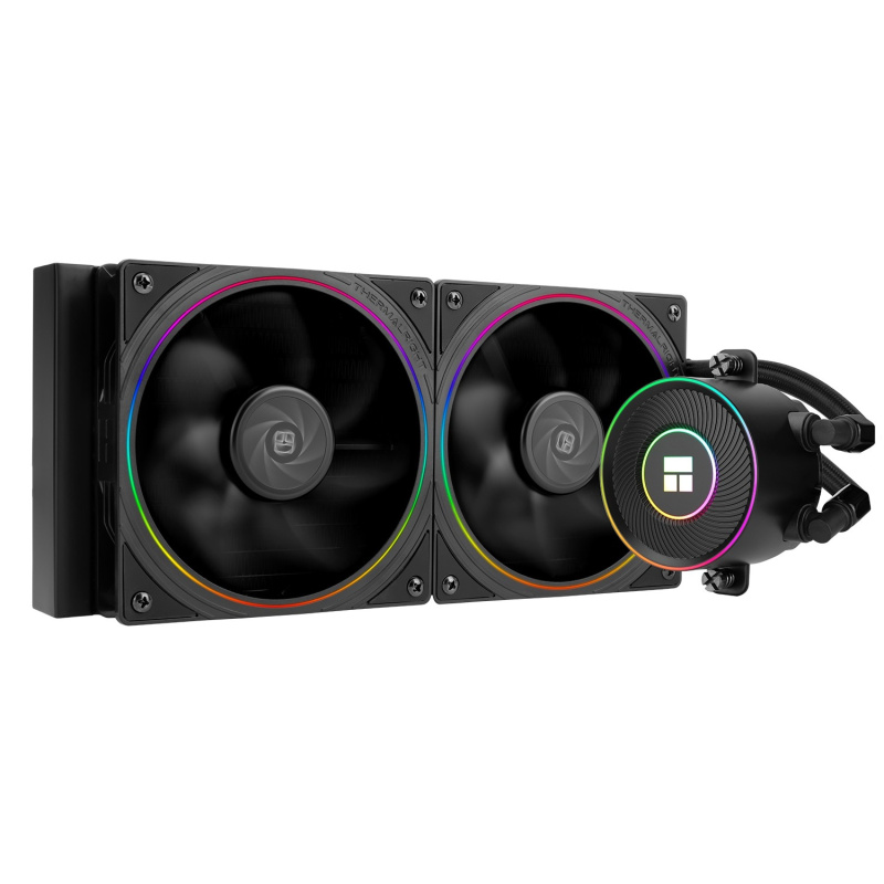 Фото  Thermalright Система водяного охлаждения Aqua Elite 240 V5 ARGB Black / 2x120mm ARGB PWM Fans / TRAE240V5AB