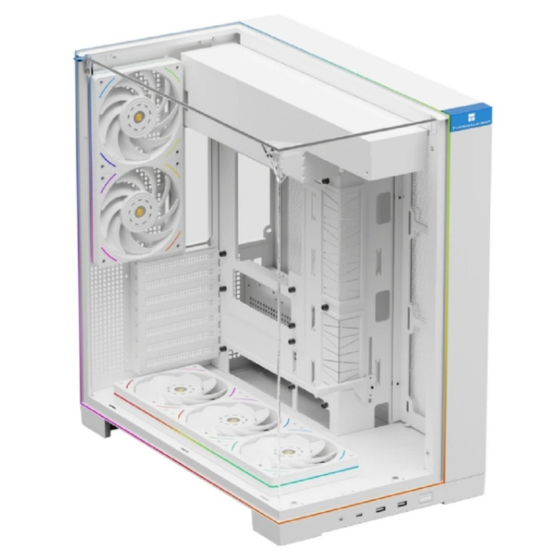 Фото  Thermalright Корпус TR-A70 ARGB White FanUB / TG / TL-UB36RW+TL-UB24W PWM Fans / USB TYPE-C / ATX  / TRA70AFUBW