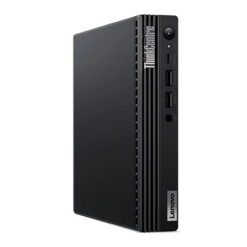 Фото  Lenovo ThinkCentre M70q G5 Tiny [12TD005FSA] (КЛАВ.РУС.ГРАВ.) Black {i3-13100T/8GB 2slots/512GB SSD/DOS/VESA/k+m}