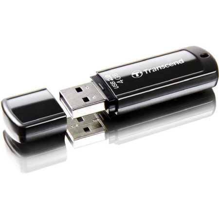 Фото  Transcend USB Drive 4Gb JetFlash 350 TS4GJF350 черный {USB 2.0}