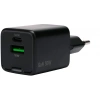 Cablexpert зарядное устройство 30Вт GaN, 3А, QC4.0/PD, 1xUSB, 1xType-C, черный, пакет (MP3A-PC-64)