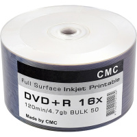 Фото  Диски СМС DVD-R 4,7 GB 16x Bulk/50  (141175)