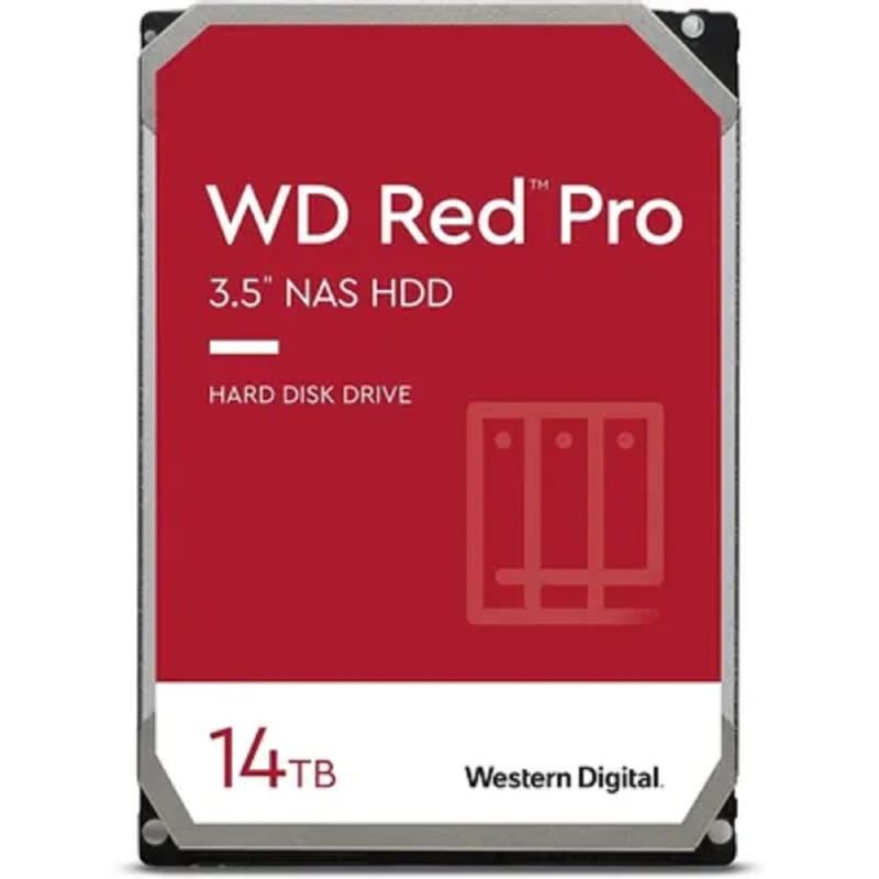 14TB WD Red Pro (WD142KFGX) {Serial ATA III  7200- rpm  512Mb  3.5"}