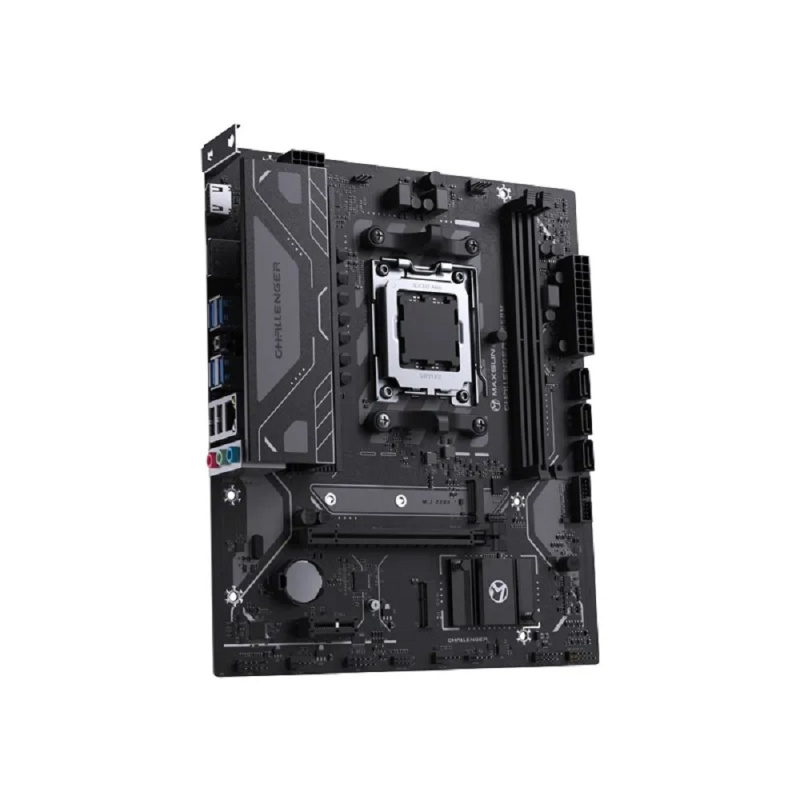 Фото  MAXSUN MS-Challenger B650M V2 (Socket AM5, mATX, 2*DDR5, HDMI/DP, 4*SATA3, 1*M.2, 1*PCIEx16/1*PCIEx1, 2*USB2.0, 4*USB 3.2 Gen1, LAN 1*1G, RTL)