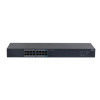 Фото  DAHUA DH-SG1016 16-портовый гигабитный неуправляемый коммутатор, 16xRJ45 1Gb, коммутация 32 Гбит/с, MAC-таблица 8К, металл