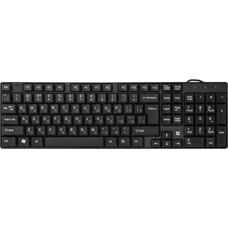 Defender Клавиатура  Accent SB-720 Black USB [45720] {Проводная  черная}