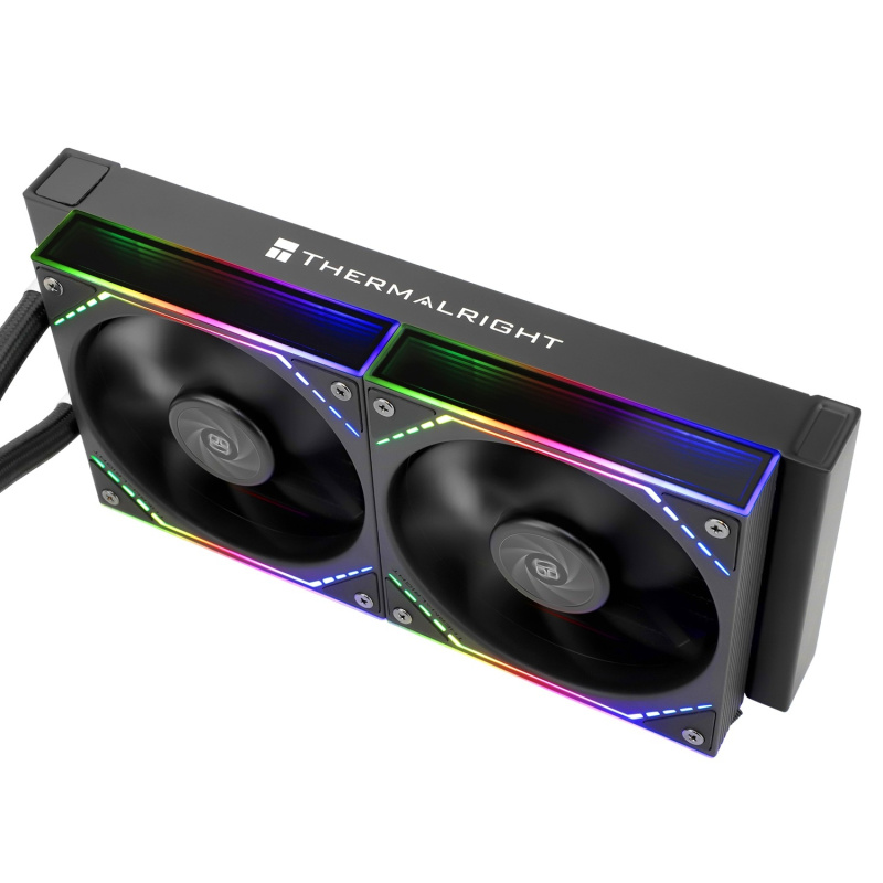 Фото  Thermalright Система водяного охлаждения Frozen Infinity 240 Black / 2x120mm ARGB PWM Fans / TRFI240B