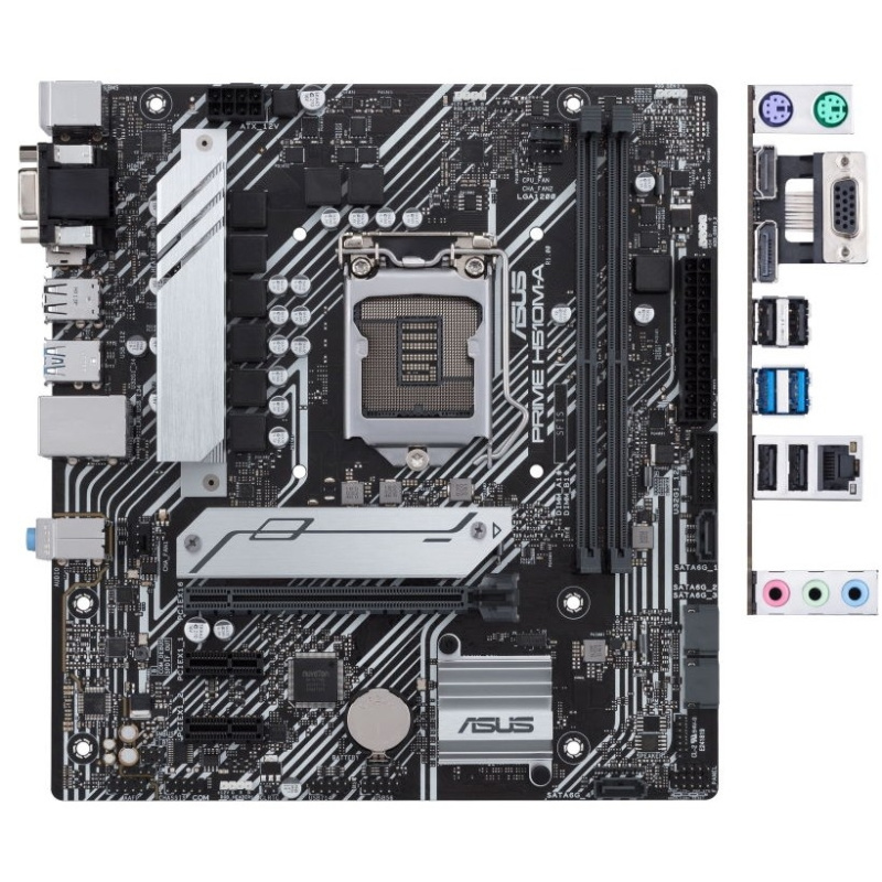 Asus PRIME H510M-A (Socket 1200  mATX  2xDDR4(64GB) VGA HDMI 2.0 DP  1xPCIe 4.0x16 2xPCIe 3.0  1xLAN