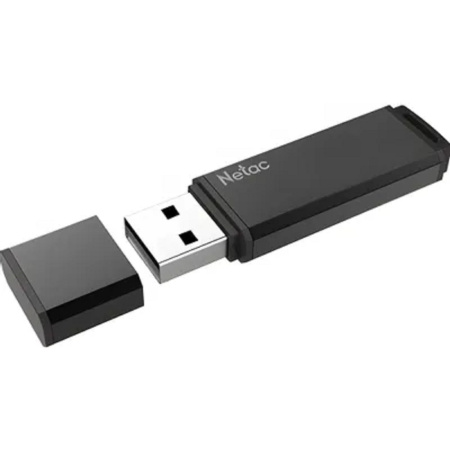 Фото  Netac USB Drive 32GB NT03U351N-032G-32BK U351 USB3.0 , корпус из алюминиевого сплава 