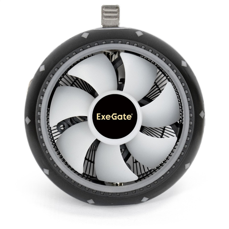 Фото  Exegate EX286156RUS Кулер ExeGate Dark Magic EE126M-PWM.RGB (Al black coating, LGA775/1150/1151/1155/1156/1200/1700/AM2/AM2+/AM3/AM3+/AM4/FM1/FM2/754/