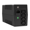 Фото  Exegate EX299491RUS ИБП ExeGate Power NB-1000.LED.AVR.4C13.USB (1000VA/650W, LED, AVR, 4*C13, USB, батарея 12V 9Ah, Black)