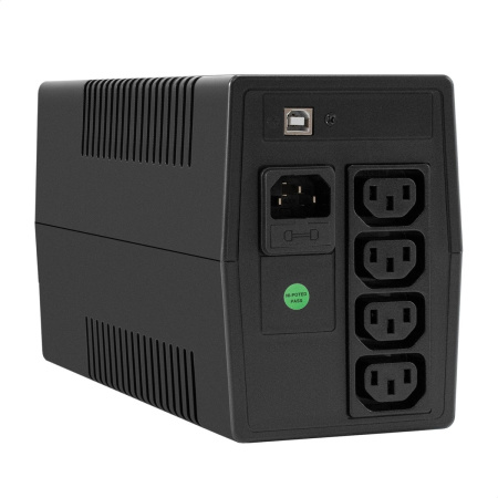 Фото  Exegate EX299491RUS ИБП ExeGate Power NB-1000.LED.AVR.4C13.USB (1000VA/650W, LED, AVR, 4*C13, USB, батарея 12V 9Ah, Black)