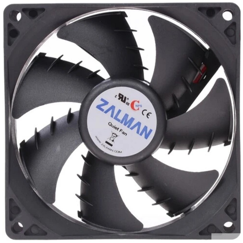 Фото  Case fan ZALMAN  ZM-F2 PLUS (SF) Fan for m / tower (3пин, 92x92x25mm, 20-23дБ, 1500об / мин)