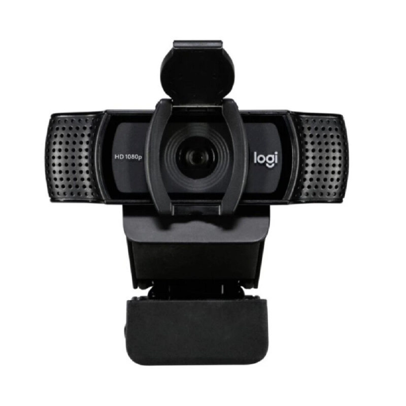 Фото  960-001252/960-001257 Logitech HD Pro Webcam C920S, { черный, 3Mpix, USB2.0, с микрофоном для ноутбука }