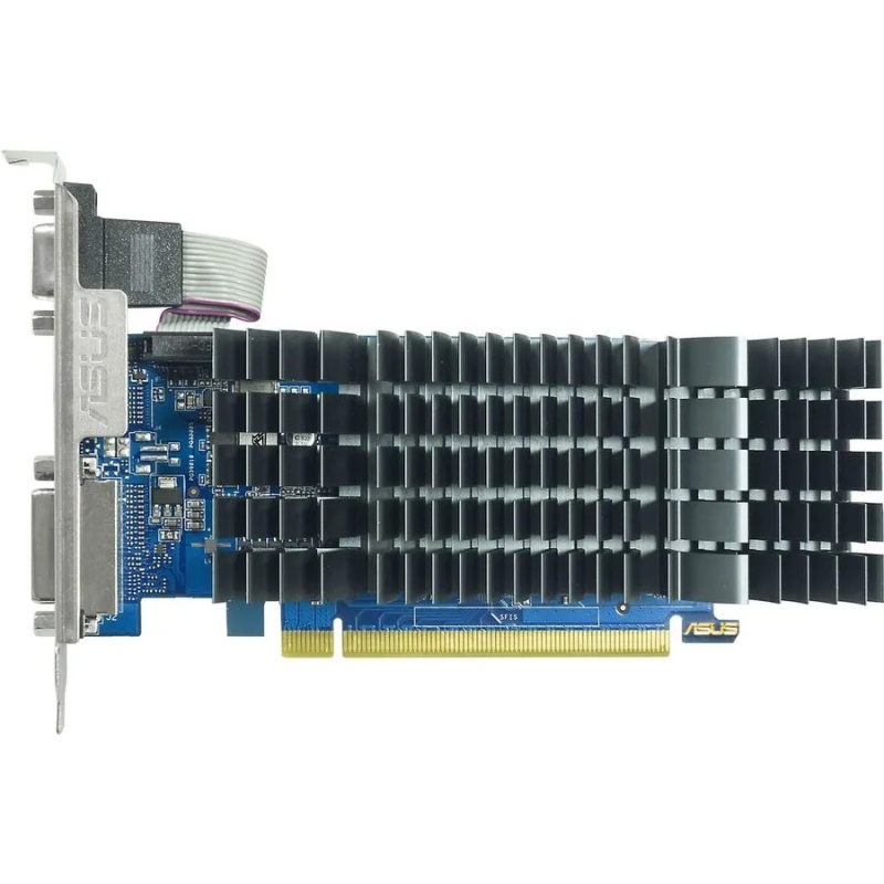 Видеокарта ASUS GeForce GT710 Silent LP EVO 2GB GDDR3 64bit VGA DVI HDMI PASSIVE  (GT710-SL-2GD3-BRK