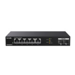 TENDA TEM2007X 5-Портовый коммутатор Ethernet 2.5G с 2 портами 10G SFP+ – купить в интернет-магазине Comptech по низкой цене, с гарантией, техническими характеристики TEM2007X, отзывы, с доставкой по России - Комптеч.рф