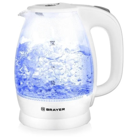 BRAYER 1013BR-WH Чайник  1.8л  2200Вт  белый