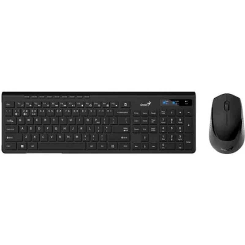 Клавиатура + мышь Genius Smart KM-8230 BLACK {USB 1 мини-ресивер на оба устройства 104 кл кнопка Sma