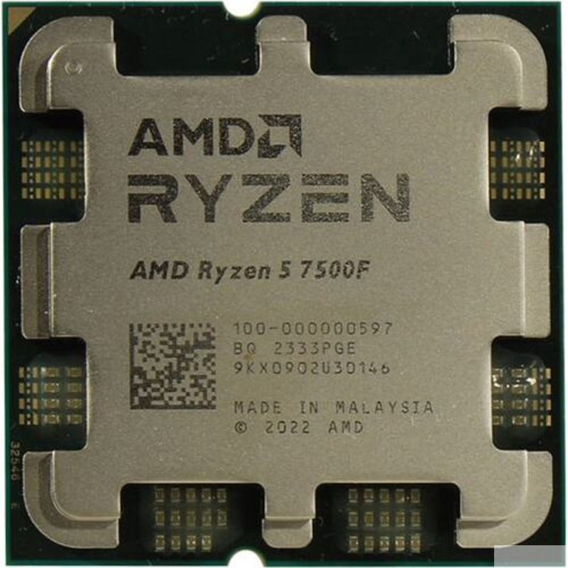 CPU AMD Ryzen 5 7500F OEM (100-000000597) {Base 3 70GHz  Turbo 5 00GHz  without graphics  L3 32Mb  T