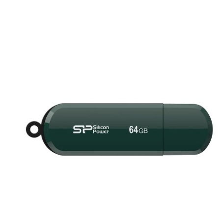 Silicon Powe 64Gbr LuxMini 320  USB 2.0  Зеленый [SP064GBUF2320V1N]