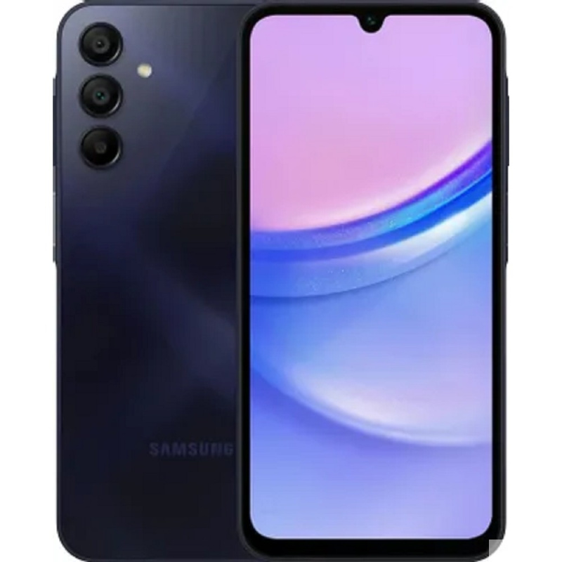 Смартфон Samsung Galaxy A15 SM-A155F 6 128Gb Blue Black (SM-A155FZKGSKZ)
