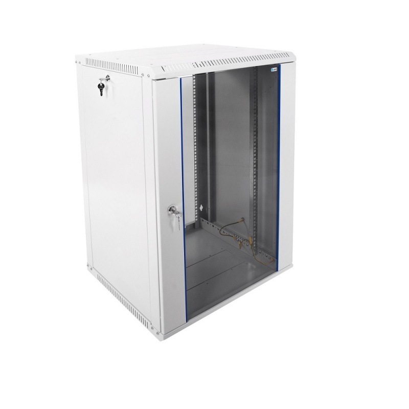 ЦМО Шкаф телекоммуникационный настенный разборный 18U (600х520) дверь стекло (ШРН-Э-18.500) (1 короб