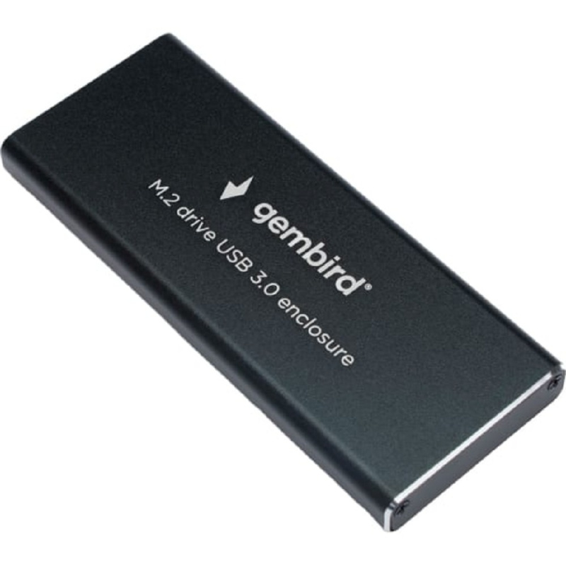 Gembird EEM2-SATA-1 Внешний корпус USB 3.0 для M2 SATA порт MicroB  металл  черный