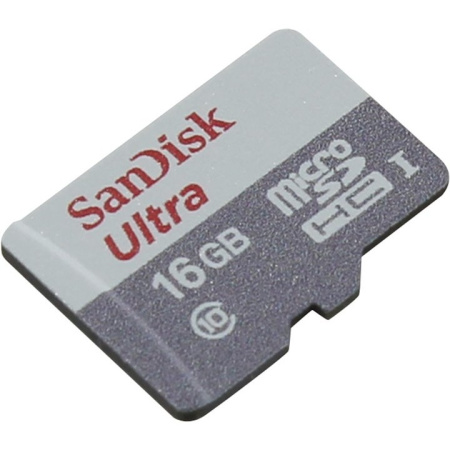 Micro SecureDigital 16Gb SanDisk SDSQUNS-016G-GN3MN {MicroSDHC Class 10  Ultra Android}